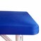 Monibana Cocktail Elastic Square Tablecloth Fitted Spandex Stretch Square Table Covers Blue Table Topper 42X42 Inch