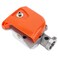 Zerodis Chainsaw Gear Assembly, 26MM 9 Splines Multi Function Pole Saw Replacement for Hedge Trimmer
