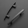 Ravinte Matte Black Cabinet Pulls Curved Drawer Handles, 3 Inch Cc, 30 Pack