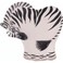 Blue Sky Ceramic 6" X 7" X 1.25" Zebra Spoon Rest