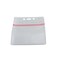 Baumgartens Sealable Id Badge Holder - Horizontal - Vinyl - 50 / Pack - Clear
