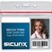 Baumgartens Sealable Id Badge Holder - Horizontal - Vinyl - 50 / Pack - Clear