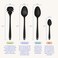 Gir Ultimate Silicone Kitchen Spoon, Multi-Purpose Cooking Tool Black