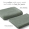 Gilden tree Waffle Bath Sheet Quick Dry Towel, Thin Luxury Bath Towels, Bath Sheets 40X80 Large Bath Towels, Modern Style (Slate)