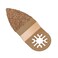 Cnbtr 5PCS Universal Carbide Oscillating Finger Sanding Pad for Oscillating Tool for Grinding Stone