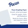 Pacon Graphing Paper, White, 2-Sided, 1/4