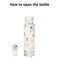 Jiuwu 10PCS 10ML Glass Roller Bottles for Essential Oil, Perfume