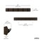 Umbra Flip Coat Rack, Wall Mounted 5-Hook Space Saving, Walnut/Black