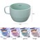 Leadigol Wheat Straw Milk Cup, Plastic Unbreakable Tableware Reusable Water Mug Simple Breakfast Drinking Cup Camping Tea Beverage Mug Coffee Mug Bathroom Cups