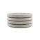Thirstystone Monogram Round Natural Sandstone Coaster 4 Pack (Letter W)