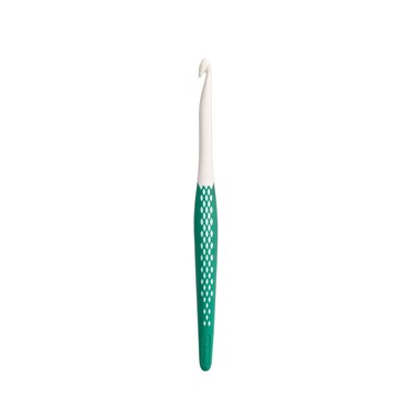 Prym Ergonomic Hook for Wool, White/Green, 7MM