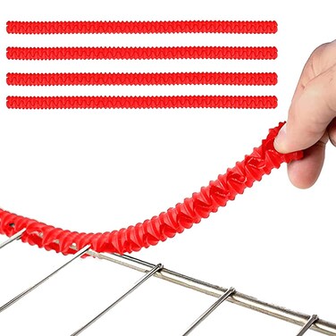 SDTC Tech 4-Pack Silicone Oven Rack Shields Red