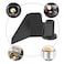 Lelukee 2 Pack Breadmaker Paddle, Bread Maker Blade Made of Non Stick Coating + Carbon Steel Material, Replacement Parts for Breadmaker Machine
