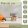 Novelinks 4 Oz Plastic Small Mason Jars and Small Plastic Jars with Lids
