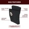 Occidental Leather Nylon Universal Bag - Black - 1 Pocket - Durable, Compact Design - Made in Usa