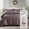 Kasentex Oversized Queen Quilt Set 102X106, Soft Washed 3-Layer Lightweight