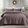 Kasentex Oversized Queen Quilt Set 102X106, Soft Washed 3-Layer Lightweight