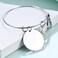 Tosnail 120 Pack Expandable Blank Bangle Bracelet, Adjustable Wire Bangle for Diy Jewelry Making - White K