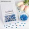 Beadsland Flat Back Crystal Rhinestones, Capri Blue, SS30, 288PCS