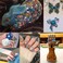 Beadsland Flat Back Crystal Rhinestones, Capri Blue, SS30, 288PCS