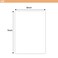 Golden State Art 5X7 White Backing Board Only, 50-Pack