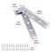 Antrader 360 Degree Rotatable Pivot Hinge for Window or Door Pack of 4