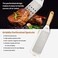 Stanbroil Metal Spatula and Bench Scraper Set for Griddle