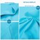 Flxxie 2-Pack Microfiber King Pillow Cases, Envelope Closure, Blue