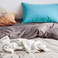 Flxxie 2-Pack Microfiber King Pillow Cases, Envelope Closure, Blue
