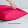Flxxie 2-Pack Microfiber King Pillow Cases, Envelope Closure, Magenta