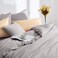 Flxxie 2-Pack Microfiber King Pillow Cases, Envelope Closure, Smoky Grey