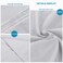 Flxxie 2-Pack Microfiber Queen Pillow Cases, Envelope Closure, Light Grey