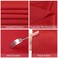 Fivenl 8 Pack Premium Red Tablecloth 60 X 102 Inch, Rectangle Table Clothes for 6 Foot Rectangle Tables Washable Polyester Fabric Table Covers for Wedding Party Reception Banquet Buffet Restaurant