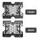 Suiwotin 2PCS 2.5'' SSD 3.5'' HDD to 5.25'' Mounting Bracket