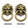 Aifeier ET Antique Bronze Lion Head Knob Pull Handle 2.64 X 1.57 Inch