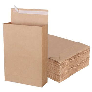 Zmybcpack 50 Pack 9.4"x13.2" Expandable Catalog Envelopes Self Seal