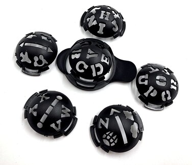 Aliotech 6 in 1 Golf Ball Liner Line Marker Template Drawing Mark Alignment Tool