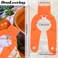 DonLeeving 4 Pack Multifunctional Kitchen Bottle Opener Adjustable Easy Grip Bottle Jar Opener Orange Can Opener Use for Elderly Weak Hands and Arthritic