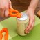 DonLeeving 4 Pack Multifunctional Kitchen Bottle Opener Adjustable Easy Grip Bottle Jar Opener Orange Can Opener Use for Elderly Weak Hands and Arthritic