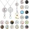 Woanger 2 Pcs Badge Holder Lanyard 20 Inspirational Interchangeable Snaps