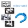 Jiuwu 50 Pcs 3/8 Inch Locking Clips, Reverse Osmosis Clips