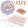 Anyumocz 2 Pack Covered Egg Holder, Clear Egg Holder Storage Container, Stackable Plastic Refrigerator Egg Trays for Deviled Egg, Protect and Keep Fresh(48 Eggs)