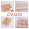 Anyumocz 2 Pack Covered Egg Holder, Clear Egg Holder Storage Container, Stackable Plastic Refrigerator Egg Trays for Deviled Egg, Protect and Keep Fresh(48 Eggs)