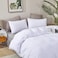 Karever White Fluffy Comforter Queen Women Soft White Bedding Men Durable Breathable Blanket Queen Lightweight Bed Comforter