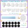 Sinmoe 12 Sets Spring Plaster Painting Kit for Kid Adults