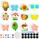 Sinmoe 12 Sets Spring Plaster Painting Kit for Kid Adults