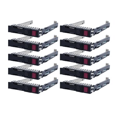Heretom 10-Pack Hard Drive Tray Caddy 2.5 SSD Caddy 651687