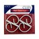 Party Essentials 4 Count Hard Plastic Table Cover Clips, White