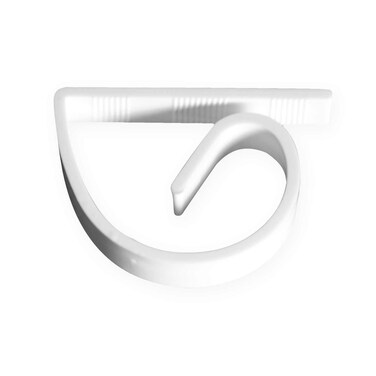 Party Essentials 4 Count Hard Plastic Table Cover Clips, White