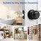 Sopoby 6 Pack Passage Door Knobs, Black Round Keyless Doorknobs Interior Lockset